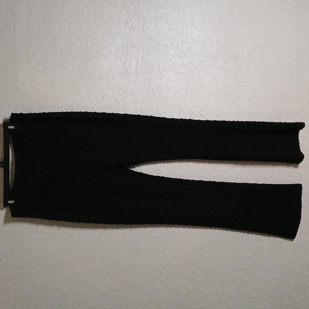 NWT black net pants